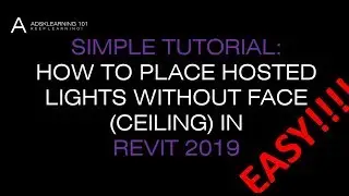 HOW TO PLACE HOSTED LIGHTS WITHOUT FACE CEILING