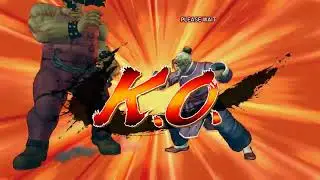 Gen's Shitenketsu Ultra with USF4 Arcade Victory Quotes (HD)