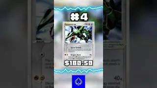 Top 5 Rayquaza Pokémon Cards #pokemon #pokemoncards #shorts