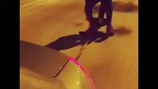 Зацелили санки за машину:)