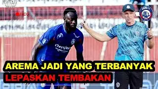 AREMA JADI YANG TERBANYAK LEPASKAN TEMBAKAN