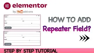 Using Repeater Field with Elementor Forms