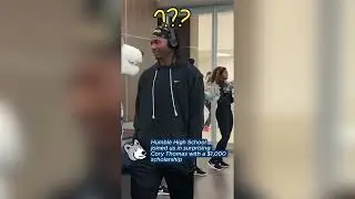 Surprising Humble High School Student With A $1000 Scholarship!