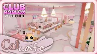 🐱 Cat cafe build ☕️ || Club roblox || Speed build ( Roblox )