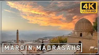 Zinciriye and Kasımiye Madrasa 4K Walking Tour Medrese Turu Mardin/Turkey