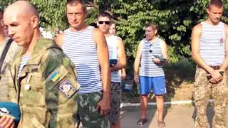 День ВДВ в Новой Каховке (коротко).