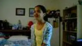 Little April Singing **Lean On Me**