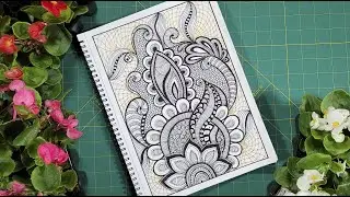 Zentangle Art - Zendoodle Art - Easy Zentangle Patterns - Zentangle Mandala Patterns