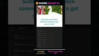 Modern Image Gallery 3 | Animated Image Gallery Design