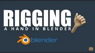 Blender 4.5 rigging hand and copy driver setup