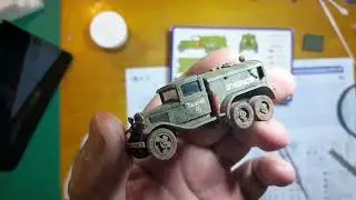 Бензозаправщик БЗ-38 . Постройка-покраска .  1:72