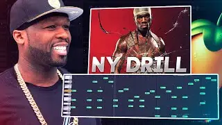 HOW TO MAKE A 50 CENT NY DRILL TYPE BEAT | FL STUDIO TUTORIAL