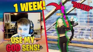 Benjyfishy CHOSE my Sensitivity for ONE WEEK! (Fortnite Season 5)