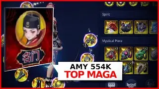 AMY TÁ MUITO FORTE, TOP MAGA 554K TA NO RUMO DO TOP 1? - MIR4