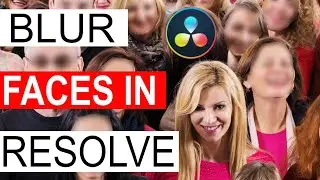 Blur Multiple Faces | DaVinci Resolve