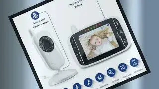 With Night Vision And Temperature Sensor 3.2 Inch Screen Baby Camera