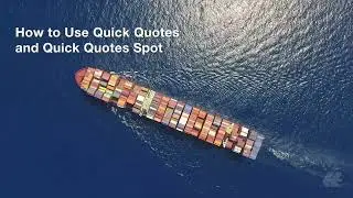 How to Use Quick Quotes & Quick Quotes Spot | Getting Container Shipping Rates Online | Hapag-Lloyd