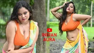 YELLOW SAREE LOVE ft. SRESTHA | INDIAN AURA SAREE FASHION VLOG