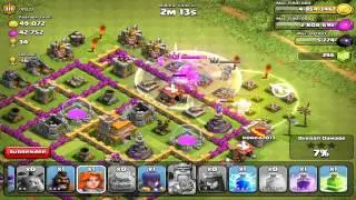 Clash Of Clans - 1 Of Every Troop & Spell Attack - 2014