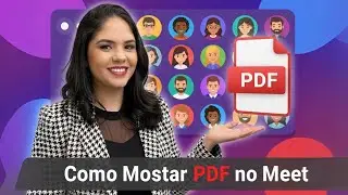 Compartilhando arquivo PDF Google Meet