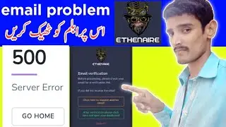 ETHENAIRE website Email verification problem || ETHENAIRE email problem OTP || new earning website