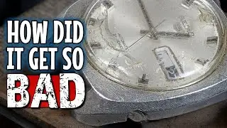 A Battered Seiko 5 Restoration: Power Tools Required!