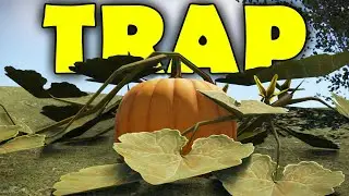 PUMPKIN TRAP WORKED TO WELL! *FREE LOOT* | RUST TRAP BASE