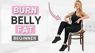Lose Belly Fat Sitting Down – BEGINNER AB Workout for Women Over 50!