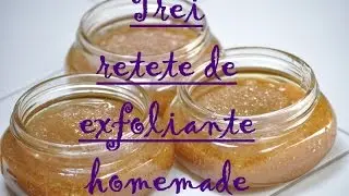 Trei retete de exfoliante homemade