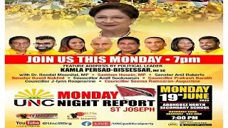 UNC Monday Night Report live from Aranguez. June 19th 2023