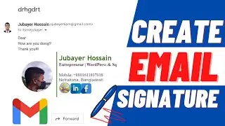 How to create an email or gmail signature professionally in less than 2 minutes