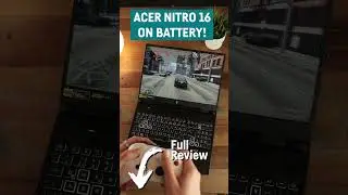 The Acer Nitro 16 (RTX 4050) can actually game on battery!