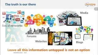 More Scalable and Valuable Market Intelligence with Text Analytics - MeaningCloud webinar