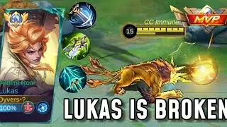 New Hero Lukas is Broken🔥😱 - MLBB