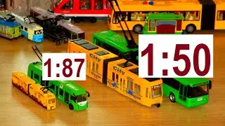 Battle of the SIKU Trams and Toy Trolleybuses