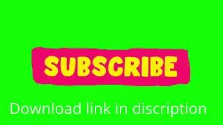 Green screen background videos | RED Subscribe Button Animation | Free Download