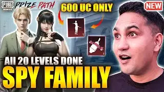 NEW SPY X FAMILY COLLAB | SPY FAMILY CRATE OPENING | SPY FAMILY PRIZE PATH | PUBG MOBILE | BGMI