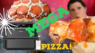 biggest PIZZA I've EVER made | COSORI dual blaze TwinFRY