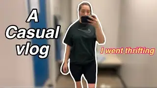 a casual vlog (I went thrifting)