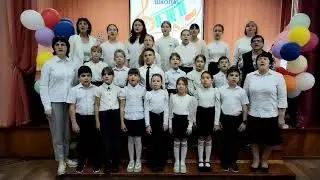 Хор Звездочка Маслянская школа Во поле береза стояла