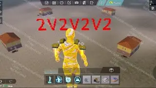 How to make 2v2v2v2 map in wow | PUBG MOBILE