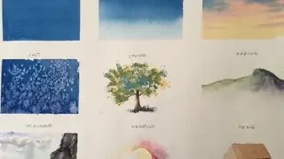 9 very important techniques in watercolor.