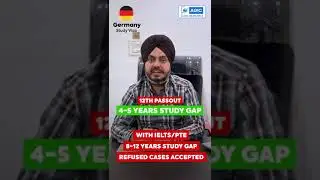Germany Study Visa | 8-12 Years Study Gap Accepted | AGIC Education | #Germany_Study_Visa 2023