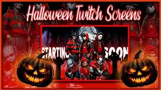 Animated Halloween Twitch Screens| Jason. Chucky | Micheal Myers