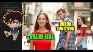 How to check if URL is valid (Avoid curl error 3: URL rejected: Error)