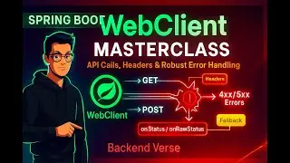 Spring Boot WebClient Masterclass | API Calls, Headers & Error Handling