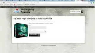 Using the WP eStore's Squeeze Page Feature to Give a Free Product