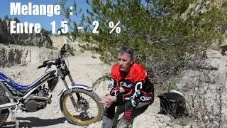 Le trial pour les nuls : Tuto 2  Le Mélange sur une moto de trial 2 temps