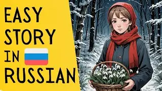The Story of '12 Months' | Slow Russian with Visuals 🌸❄️