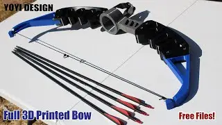 Fully 3D-Printed Bow | Outdoor Sport | 3D Design | Archery